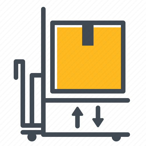 Automobile, box, cargo, forklift, logistic, package, transport icon - Download on Iconfinder