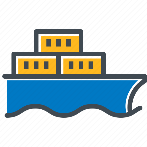 Container, delivery, logistic, shipping, transport, transportation, vehicle icon - Download on Iconfinder