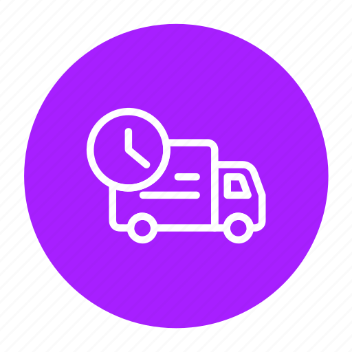 Delivery, logistic, shipping, time, transport icon - Download on Iconfinder