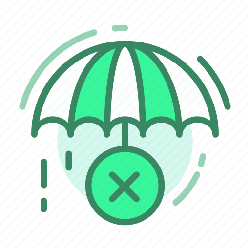 Cancel, delivery, rain, remove, umbrella icon - Download on Iconfinder