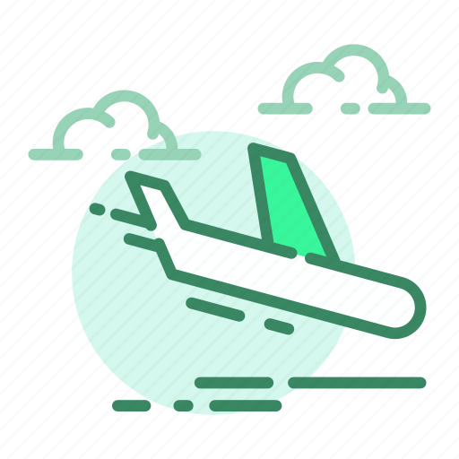 Airplane, delivery, flight, transport icon - Download on Iconfinder
