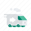 arrow, delivery, logistic, transport, transportation, van, vehicle