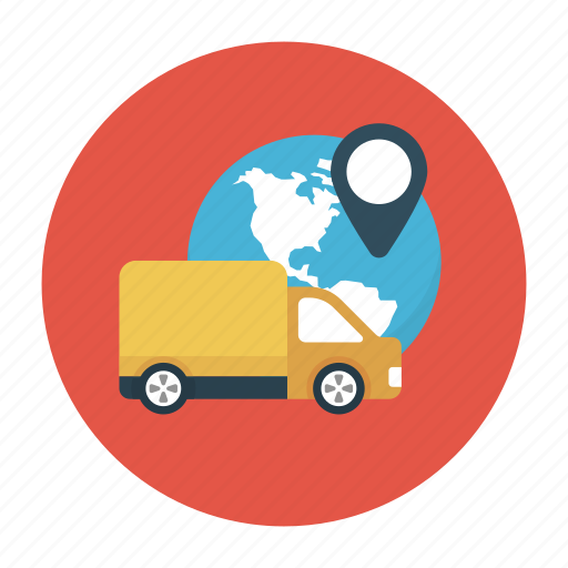 Delivery, map, online, truck, vehicle icon - Download on Iconfinder