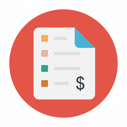 Bill, document, file, invoice, sheet icon - Download on Iconfinder