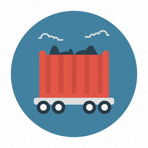 Coal, delivery, mine, shipping, transport icon - Download on Iconfinder
