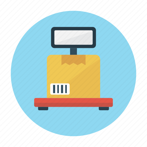 Box, carton, meter, parcel, weight icon - Download on Iconfinder