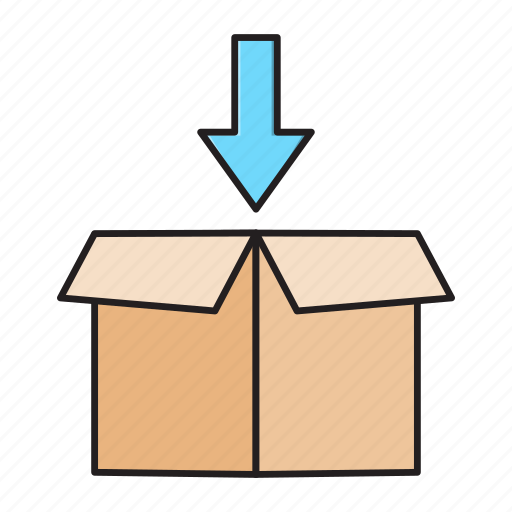 Box, download, package, parcel, shipping icon - Download on Iconfinder