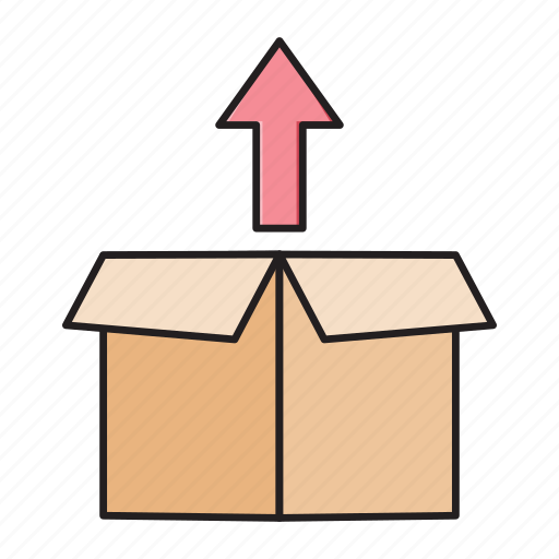 Box, delivery, parcel, shipping, upload icon - Download on Iconfinder