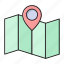delivery, gps, location, map, pin 