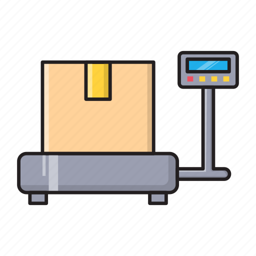 Box, meter, parcel, scale, weight icon - Download on Iconfinder