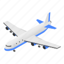 air, cartoon, delivery, isometric, plane, transport, vehicle