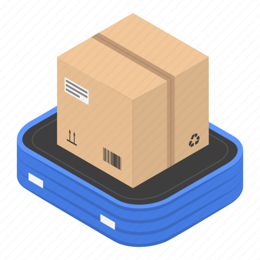 Box, cardboard, carton, cartoon, delivery, isometric, object icon - Download on Iconfinder