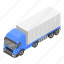 box, cartoon, delivery, isometric, shipping, truck, van 