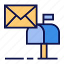 post, postal, mailbox, letter, box, letterbox, postbox, service, envelope