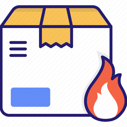 Danger, fire, flame, flammable, hot icon - Download on Iconfinder