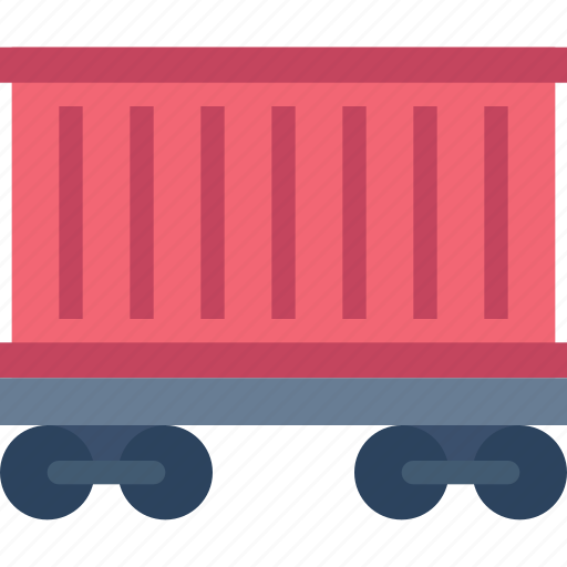 Container, logistic, shipping, train, transport, transportation icon - Download on Iconfinder