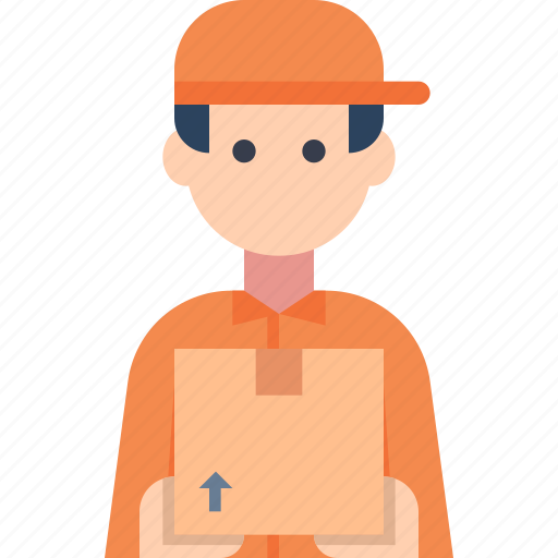 Box, delivery, male, man, occupation, package icon - Download on Iconfinder