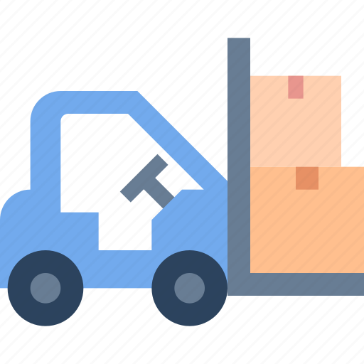 Box, forklift, package, sorting, storage, warehouse icon - Download on Iconfinder