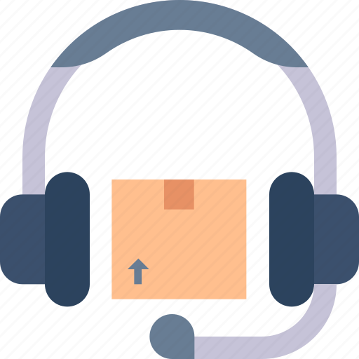 Box, customer, headphone, headset, package, service, shipping icon - Download on Iconfinder