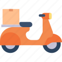 delivery, scooter, transport, transportation, vehicle, vespa 