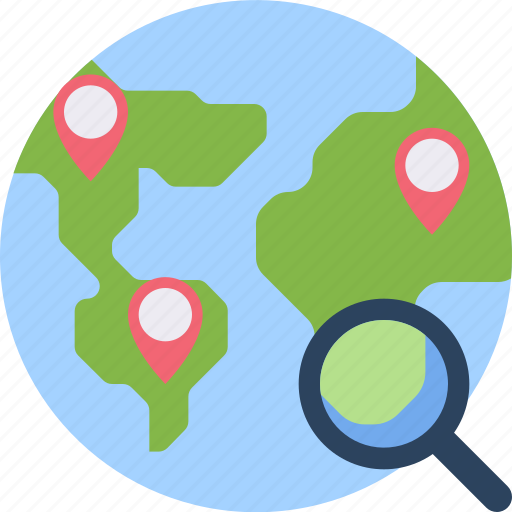 Find, global, international, location, navigation, pointer, search icon - Download on Iconfinder