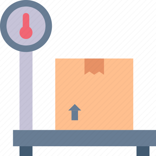 Box, delivery, logistic, package, scale, weigh, weight icon - Download on Iconfinder