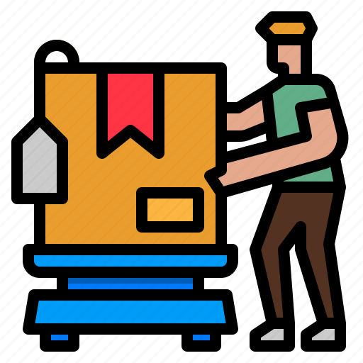 Delivery, logistics, scale, shipping, weight icon - Download on Iconfinder