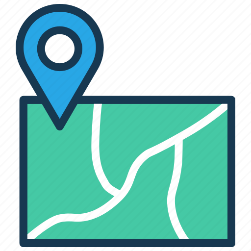 Gps, gps location, map, marker, navigation, pointer icon - Download on Iconfinder