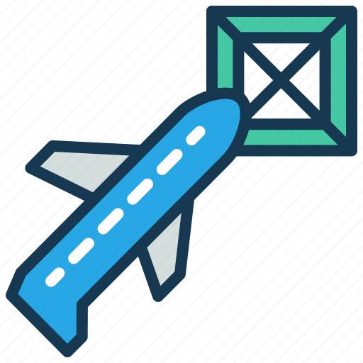 Air freight, airplane, cargo, flight, freight, logistics, travel icon - Download on Iconfinder
