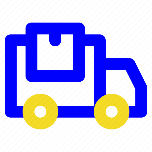 Truck, delivery, fast, logistics, box, transport icon - Download on Iconfinder