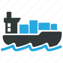 cargo, ship, shipping