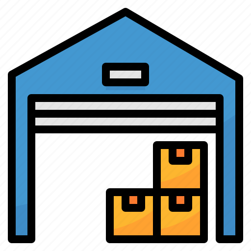 Factory Stock Warehouse Icon Download On Iconfinder