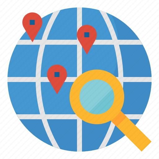 Destination, find, geolocation, location, map, point, search icon - Download on Iconfinder