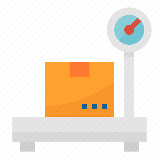 Cargo, logistic, package, platform, scale, weighing icon - Download on Iconfinder