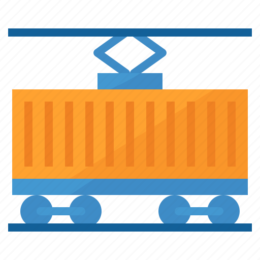 Container, locomotives, shipping, train, transport icon - Download on Iconfinder