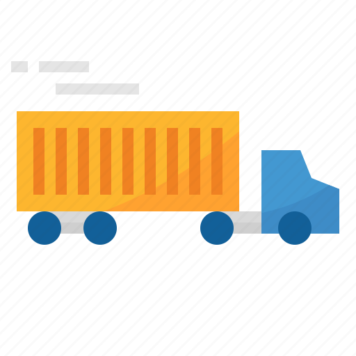 Container, delivery, transport, truck icon - Download on Iconfinder