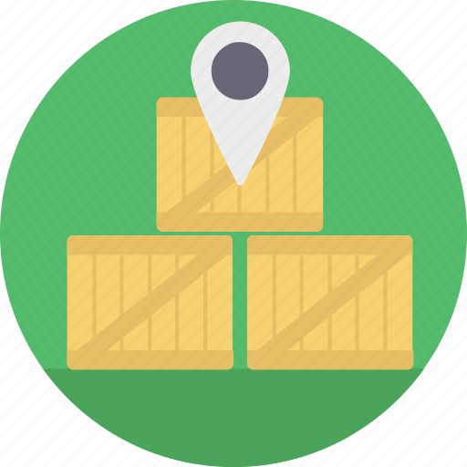 Delivery location, delivery map, location pointer, logistic points, shipping address icon - Download on Iconfinder