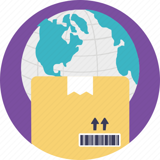 International delivery, logistic service, overseas package transfer, supply chain, worldwide delivery icon - Download on Iconfinder