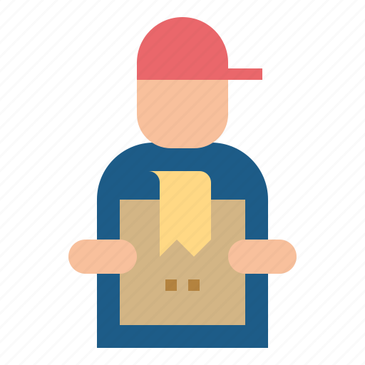 Delivery, man, postman, shipping icon - Download on Iconfinder