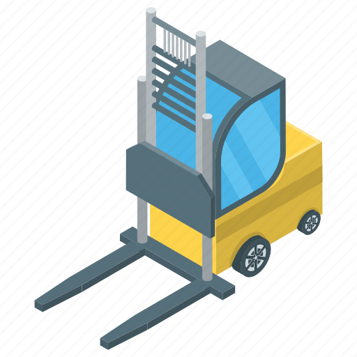 Bendi truck, fork truck, forklift truck, loading truck, transportation logistic icon - Download on Iconfinder