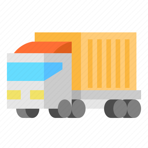 Container, delivery, transport, truck icon - Download on Iconfinder