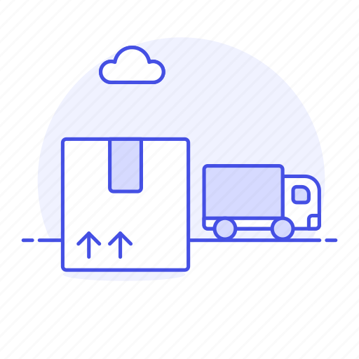 Box, container, ground, logistic, package, service, shipping icon - Download on Iconfinder