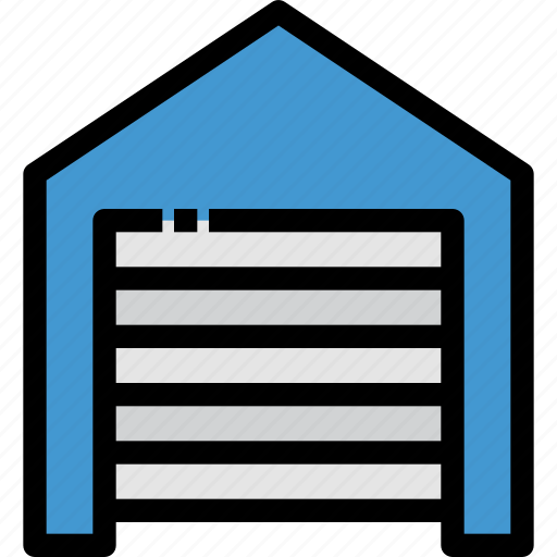 Building, closed, factory, logistics, stock, were house icon - Download on Iconfinder
