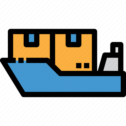 Freight, logistic, logistics, sea, transport icon - Download on Iconfinder
