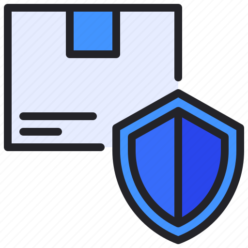 Logistics, secure, shield, protection, package icon - Download on Iconfinder