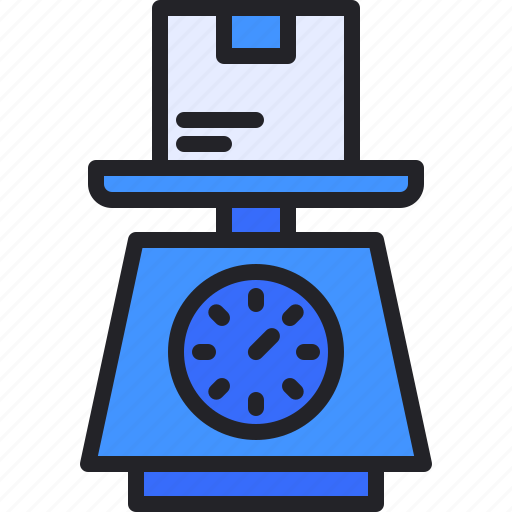 Weight, scale, package, box, logistics icon - Download on Iconfinder