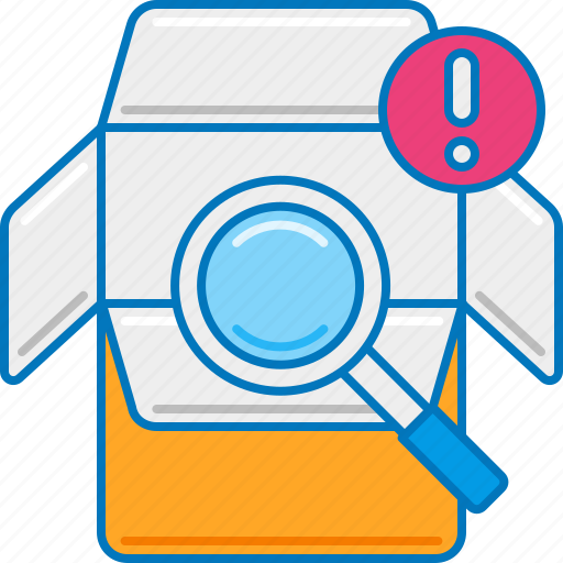 Check, delivery packaging, examination, package inspection, parcel tracing, parcel tracking, security icon - Download on Iconfinder