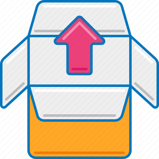 Outbox, outgoing, package, packaging, parcel, unload, unpack icon - Download on Iconfinder