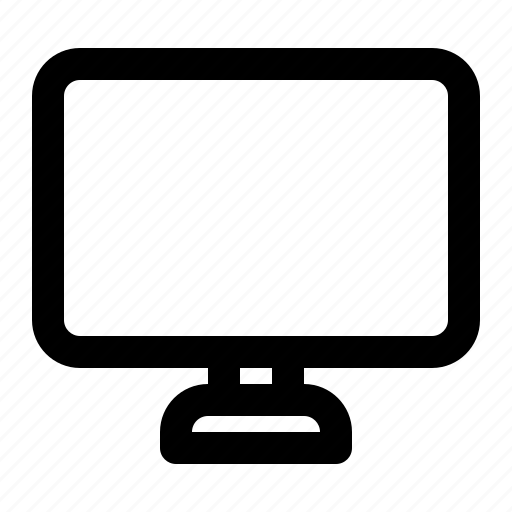 Monitor, computer, desktop, screen, tv icon - Download on Iconfinder
