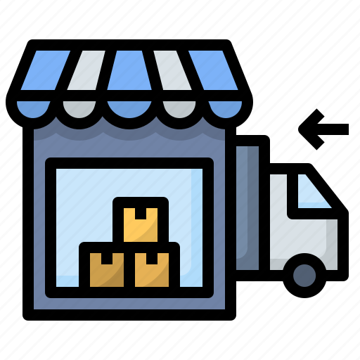 Shop, warehouse, store, stock, product, delivery, shipping icon - Download on Iconfinder